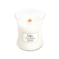 Ароматическая свеча с ароматом сандалового дерева и дуба Woodwick White Teak
