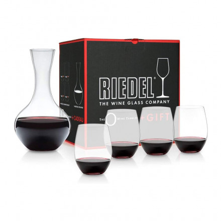 Набір келихів для червоного вина + декантер Riedel O