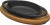 Сковорода-мини чугунная LAVA 15*2,5*10 см на деревянной подставке, LV ECO O TV 1510 K4