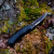 Туристичний ніж із нержавіючої сталі Morakniv Bushcraft Black SRT