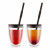Набор стаканов с двойными стенками Bodum Pavina To Go 0.3 л K11849-451SA-451-Y21