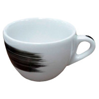 Чашка caffe latte Ancap Verona Millecolori Black 0.35 л