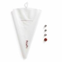 Мешок кондитерский с 3 насадками Lekue Reusable Flexible Lids