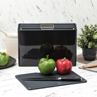 Набор досок в стальном черном кейсе Joseph Joseph Folio 34х24 см 