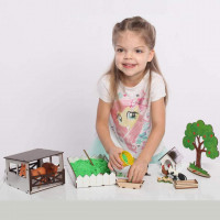 Кукольный домик - игровой набор NestWood &quot;ФЕРМА&quot; (комплектация MINI)