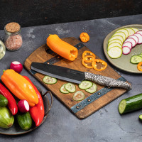 Кухонный нож керамический овощной Накири Samura Inca 16.5 см