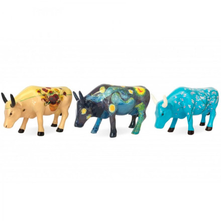 Набор коллекционных статуэток Cow Parade VAN GOGH 3 шт