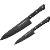 Набор кухонных ножей Samura Shadow 2 шт