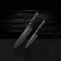 Набор кухонных ножей Samura Shadow 2 шт