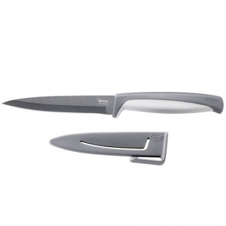 Нож универсальный с защитным чехлом WOLL 11 см