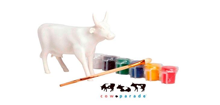 Колекційна статуетка корова Paint Your Cow, Size M